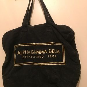 Alpha Gamma Delta tote bag